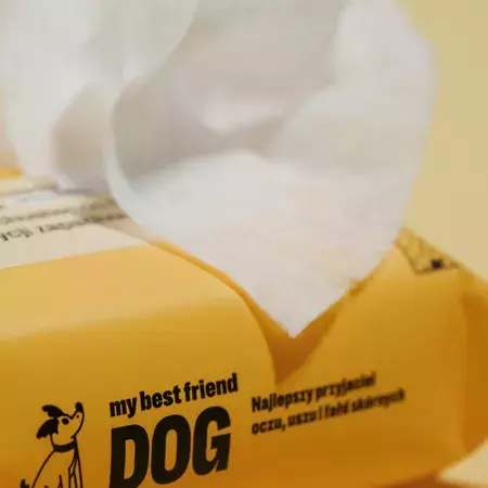 LUBA - my best friend DOG Nawilżane chusteczki do pielęgnacji wrażliwych miejsc - oczu, uszu i fałd skórnych 3