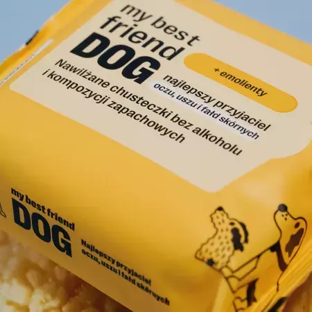 LUBA - my best friend DOG Nawilżane chusteczki do pielęgnacji wrażliwych miejsc - oczu, uszu i fałd skórnych 4