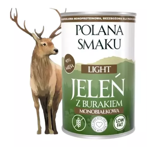 Polana Smaku - LIGHT Jeleń z burakiem 400g 2