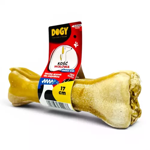 DOGY - Kość ze żwaczem 17cm 1szt 2