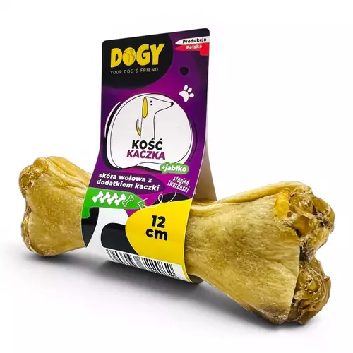 DOGY - Kość z kaczką i jabłkiem 12cm 1szt 2
