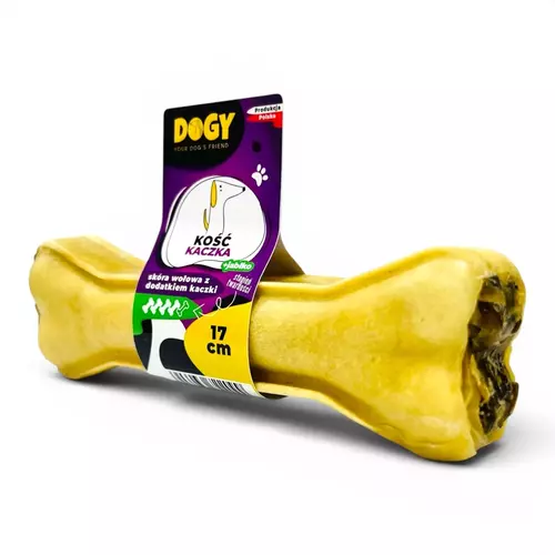 DOGY - Kość z kaczką i jabłkiem 17cm 1szt 2