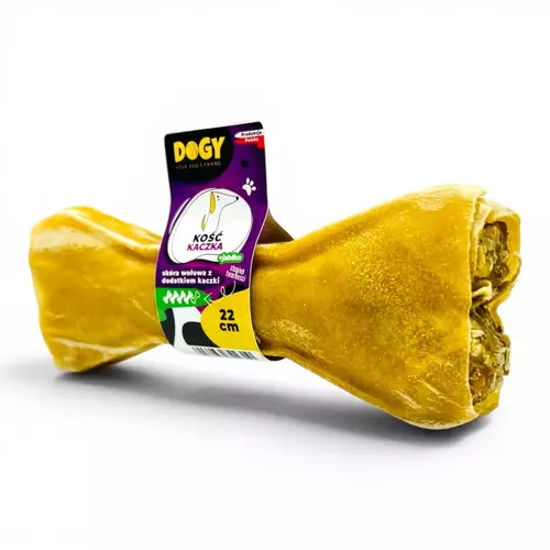 DOGY - Kość z kaczką i jabłkiem 22cm 1szt 2