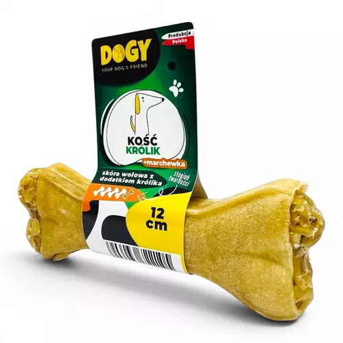 DOGY - Kość z królikiem i marchewką 12cm 1szt 2