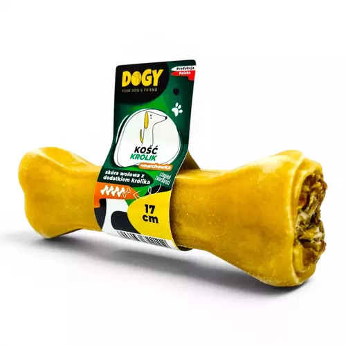 DOGY - Kość z królikiem i marchewką 17cm 1szt 2