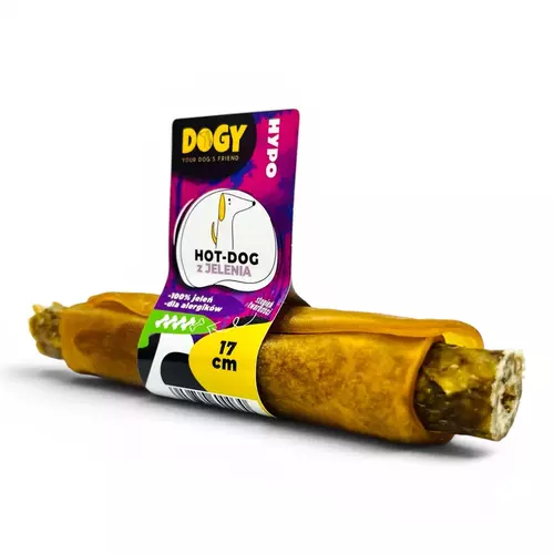 DOGY HYPO - Hot-Dog z Jelenia 17cm 1szt 2