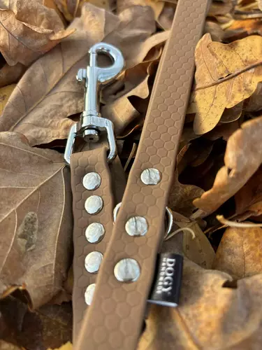 DOGY Handmade -  Smycz Hexa Brązowa 3m 10mm 2