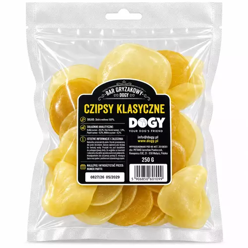 BAR GRYZAKOWY DOGY - Czipsy Klasyczne 250g (ok. 32szt) 3