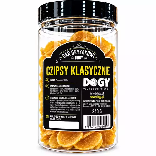 BAR GRYZAKOWY DOGY - Czipsy Klasyczne 250g (ok. 32szt) 2