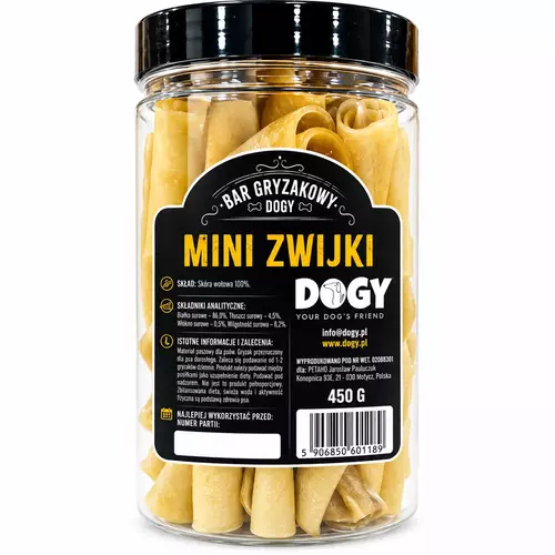 BAR GRYZAKOWY DOGY - Mini Zwijki 450g (ok. 30szt) 2
