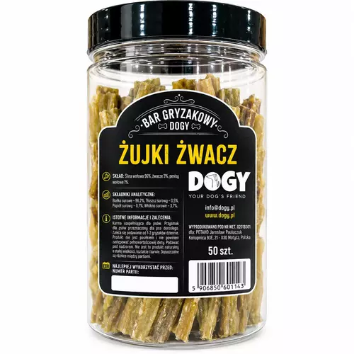 BAR GRYZAKOWY DOGY - Żujki Żwacz 50szt 2