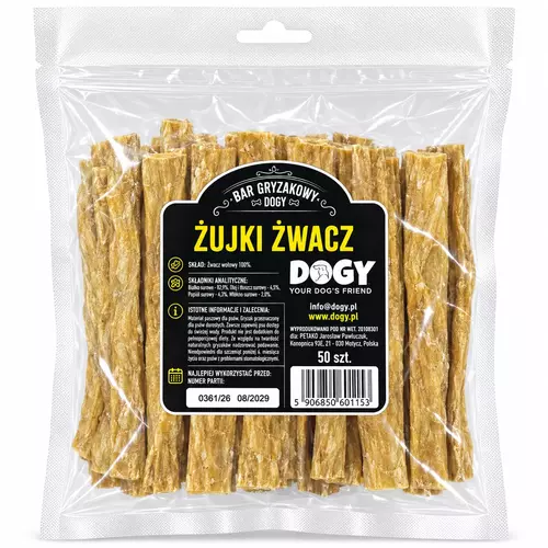 BAR GRYZAKOWY DOGY - Żujki Żwacz 50szt 3
