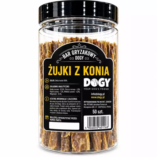 BAR GRYZAKOWY DOGY - Żujki z Konia 50szt 2