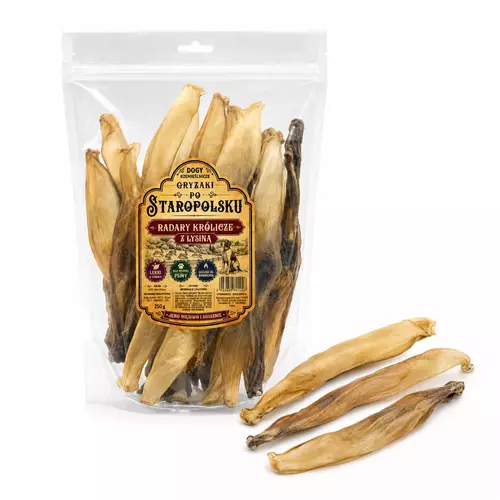 DOGY Rzemieślnicze - Gryzaki Po Staropolsku - RADARY KRÓLICZE Z ŁYSINĄ 250g 4