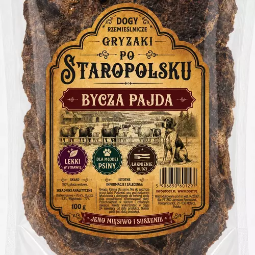 DOGY Rzemieślnicze - Gryzaki Po Staropolsku - BYCZA PAJDA 100g 3