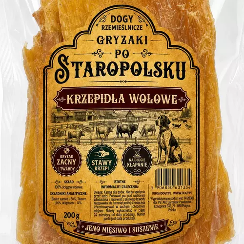 DOGY Rzemieślnicze - Gryzaki Po Staropolsku - KRZEPIDŁA WOŁOWE 200g 3