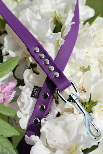 DOGY Handmade -  Smycz Hexa Fioletowa 3m 10mm 3