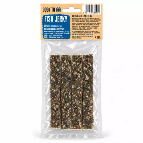 DOGY TO GO! - Fish Jerky 4szt 2