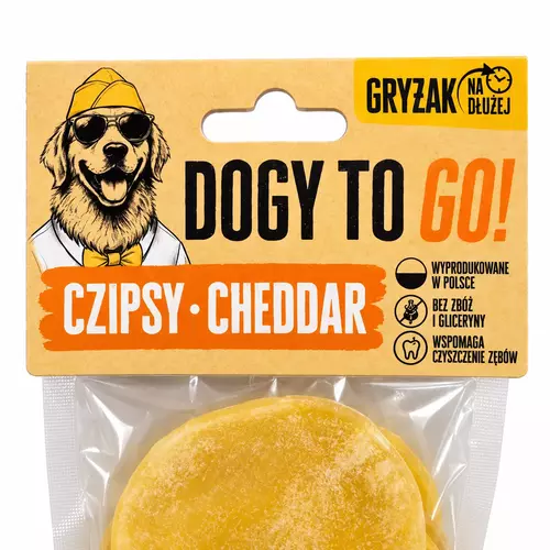 DOGY TO GO! - Czipsy Cheddar 4szt 3
