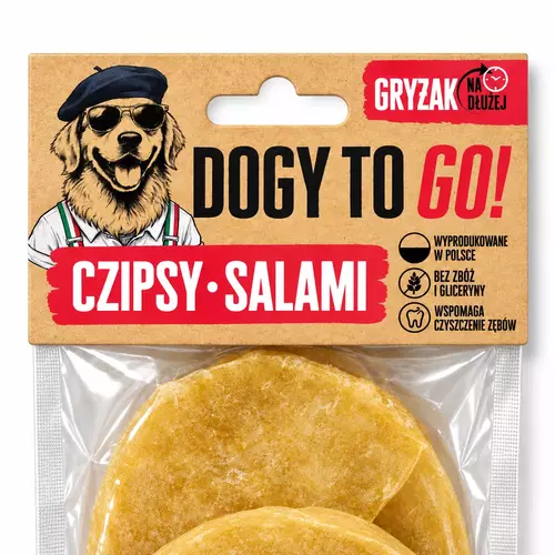 DOGY TO GO! - Czipsy Salami 4szt 3