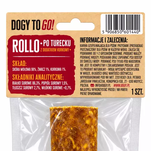 DOGY TO GO! - Rollo po Turecku! 1szt 4