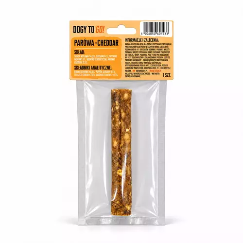 DOGY TO GO! - Parówa Cheddar 1szt 2