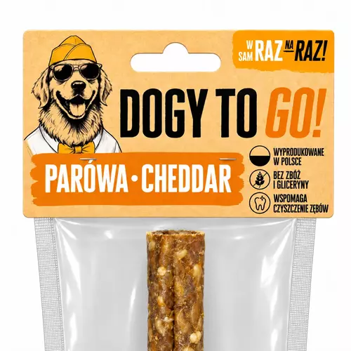 DOGY TO GO! - Parówa Cheddar 1szt 3