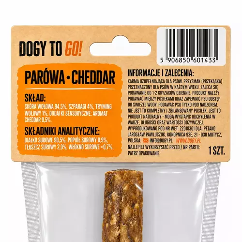 DOGY TO GO! - Parówa Cheddar 1szt 4