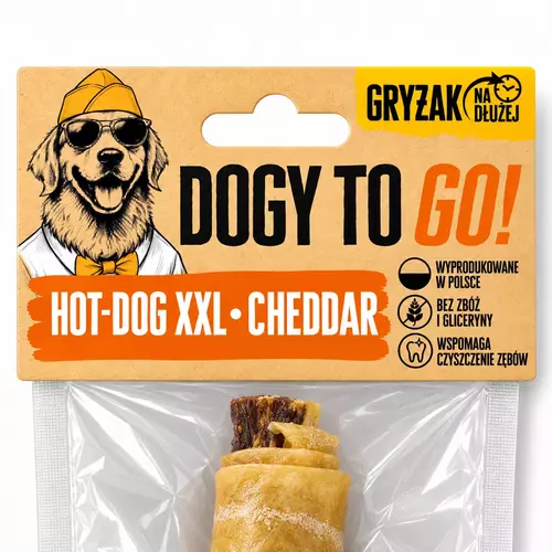DOGY TO GO! - Hot-Dog Cheddar XXL 17cm 1szt 3