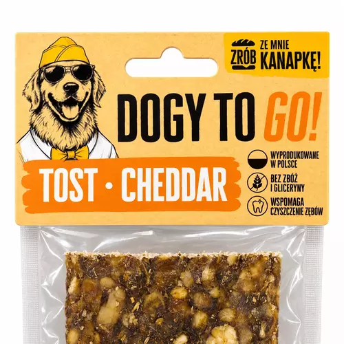 DOGY TO GO! - Tost Cheddar 1szt 3