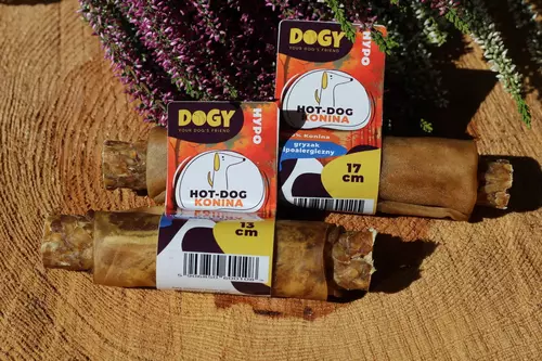 DOGY HYPO - Hot-Dog z Koniny 17cm 1szt 3