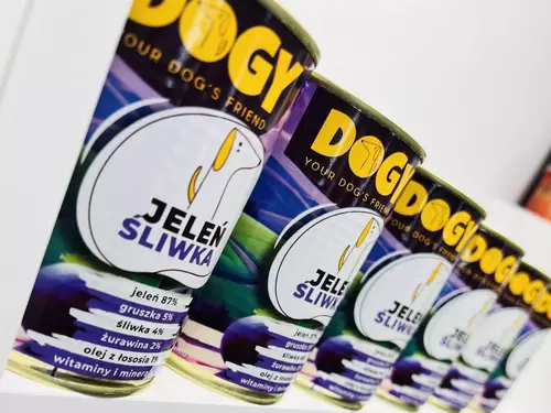 DOGY - Karma mokra Jeleń ze Śliwką 400g 3