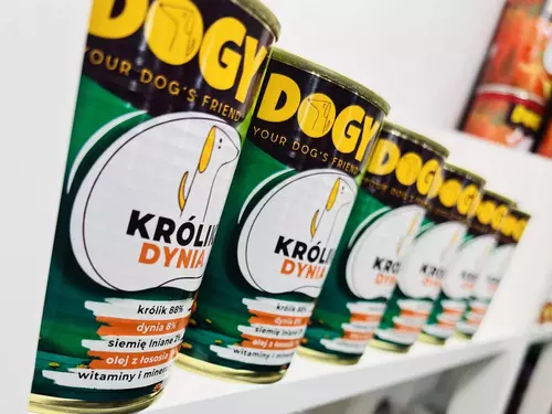DOGY - Karma mokra Królik z Dynią 400g 2