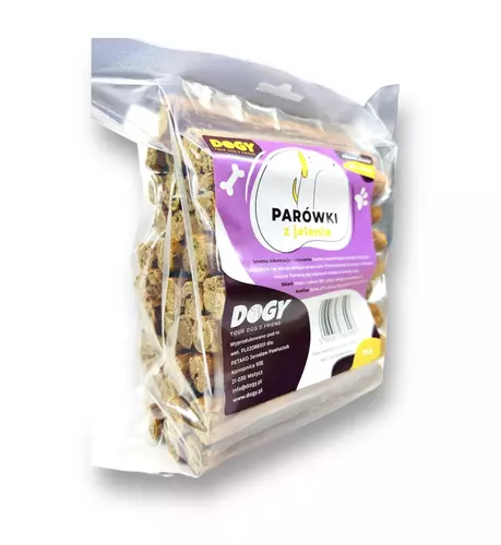 DOGY - Parówki z jelenia 1kg 4