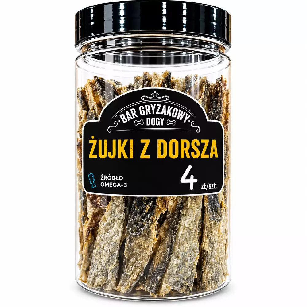 BAR GRYZAKOWY DOGY - Żujki Dorsz 50szt 1