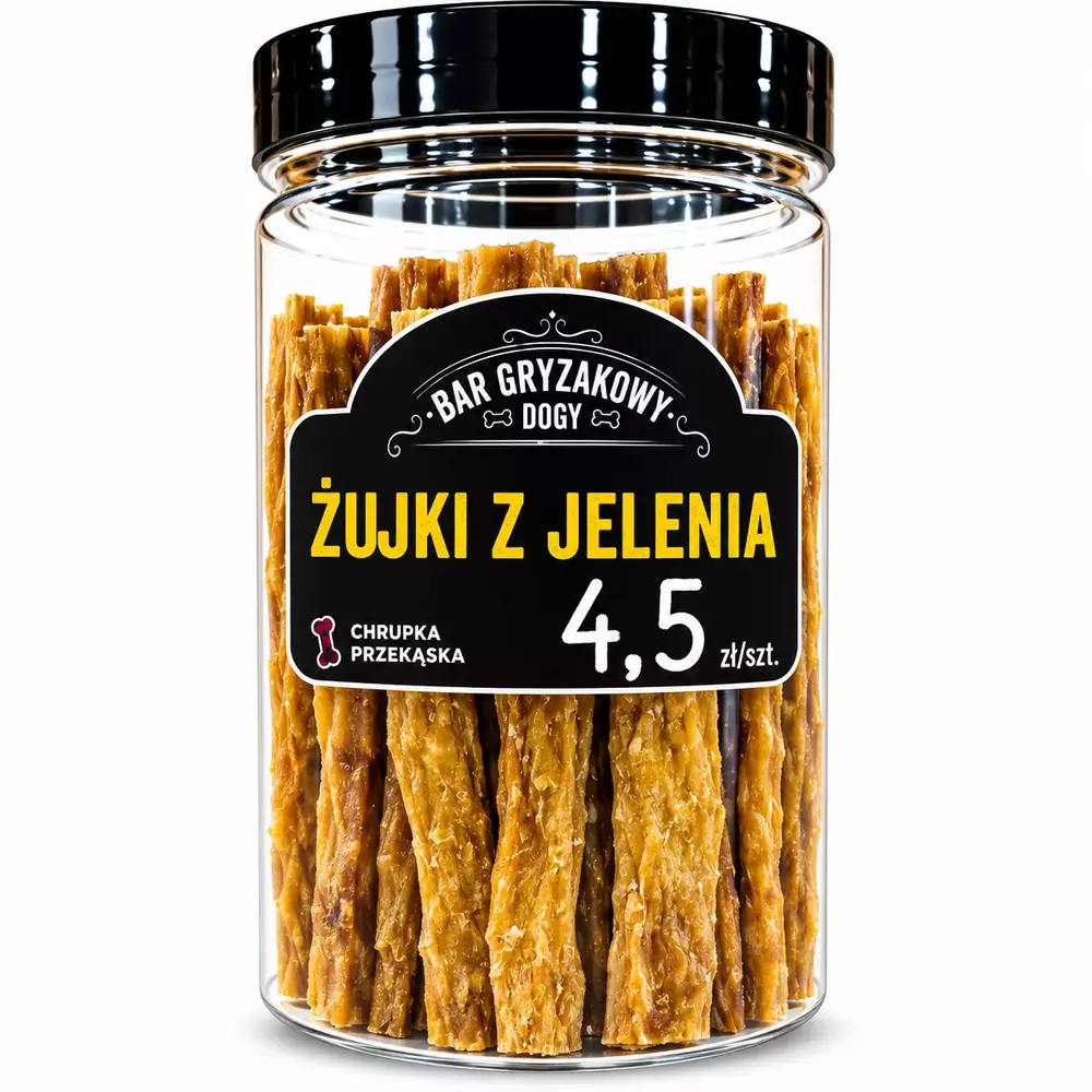 BAR GRYZAKOWY DOGY - Żujki z Jelenia 50szt 1