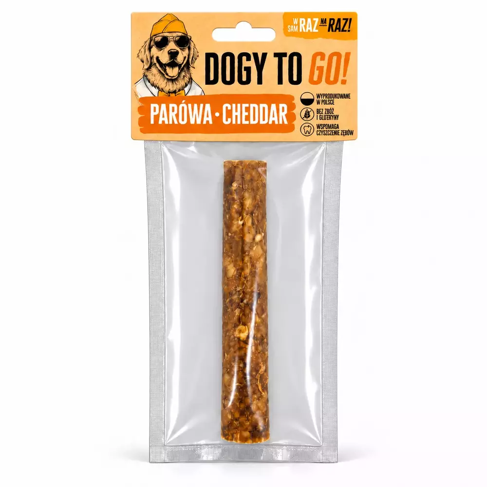 DOGY TO GO! - Parówa Cheddar 1szt 1