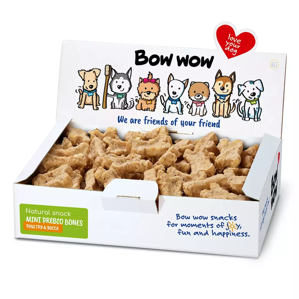 Bow Wow - MINI kości skwarkowe z drobiem ok. 75szt 1