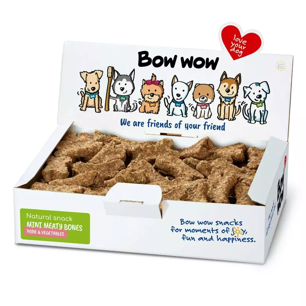 Bow Wow - Mini kości skwarkowe z wieprzowiną ok. 50szt 1