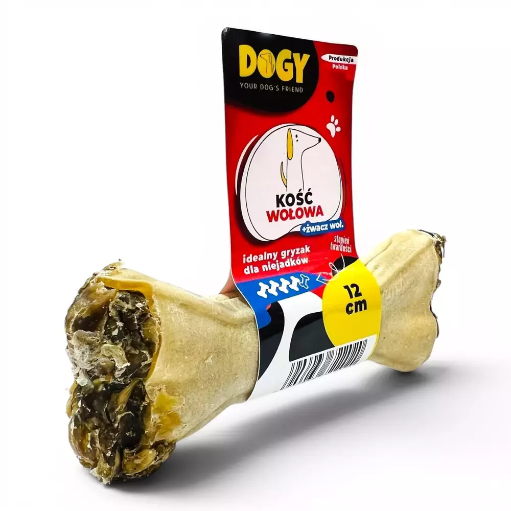 DOGY - Kość ze żwaczem 12cm 1szt 1