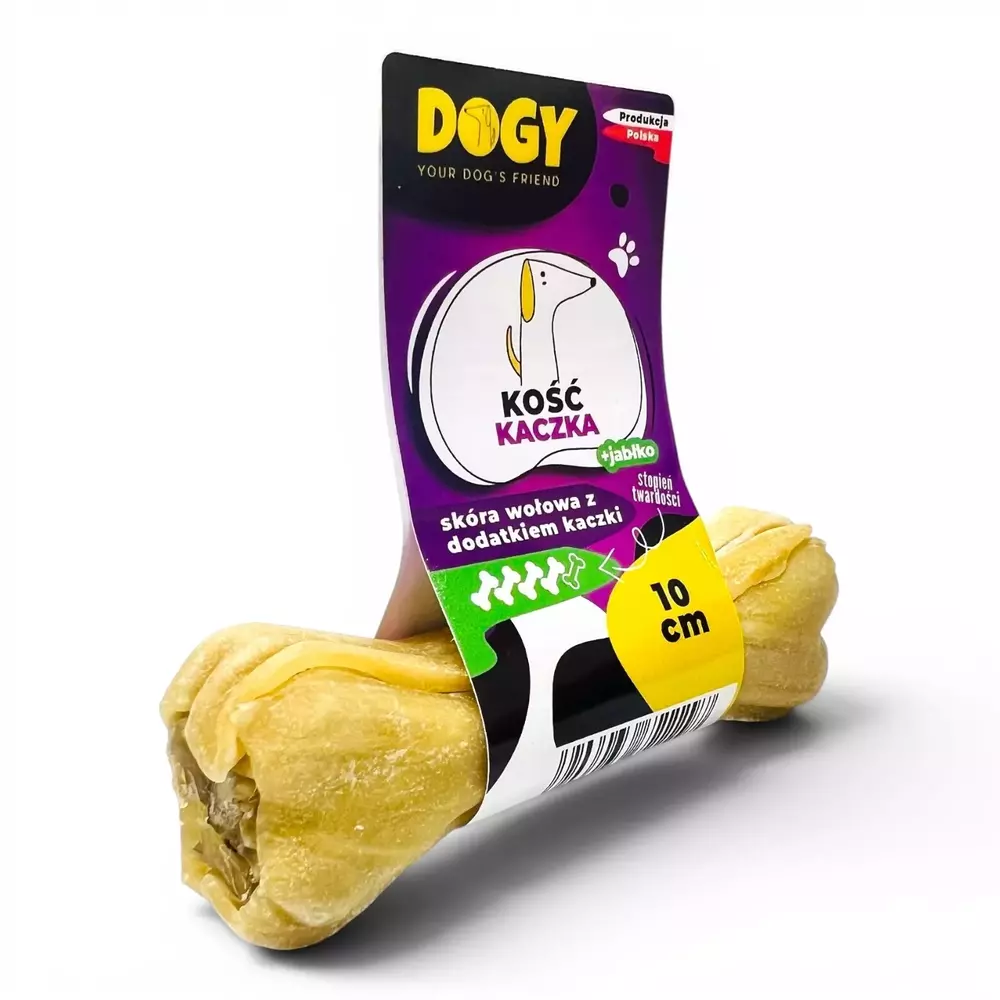 DOGY - Kość z kaczką i jabłkiem 10cm 1szt 1