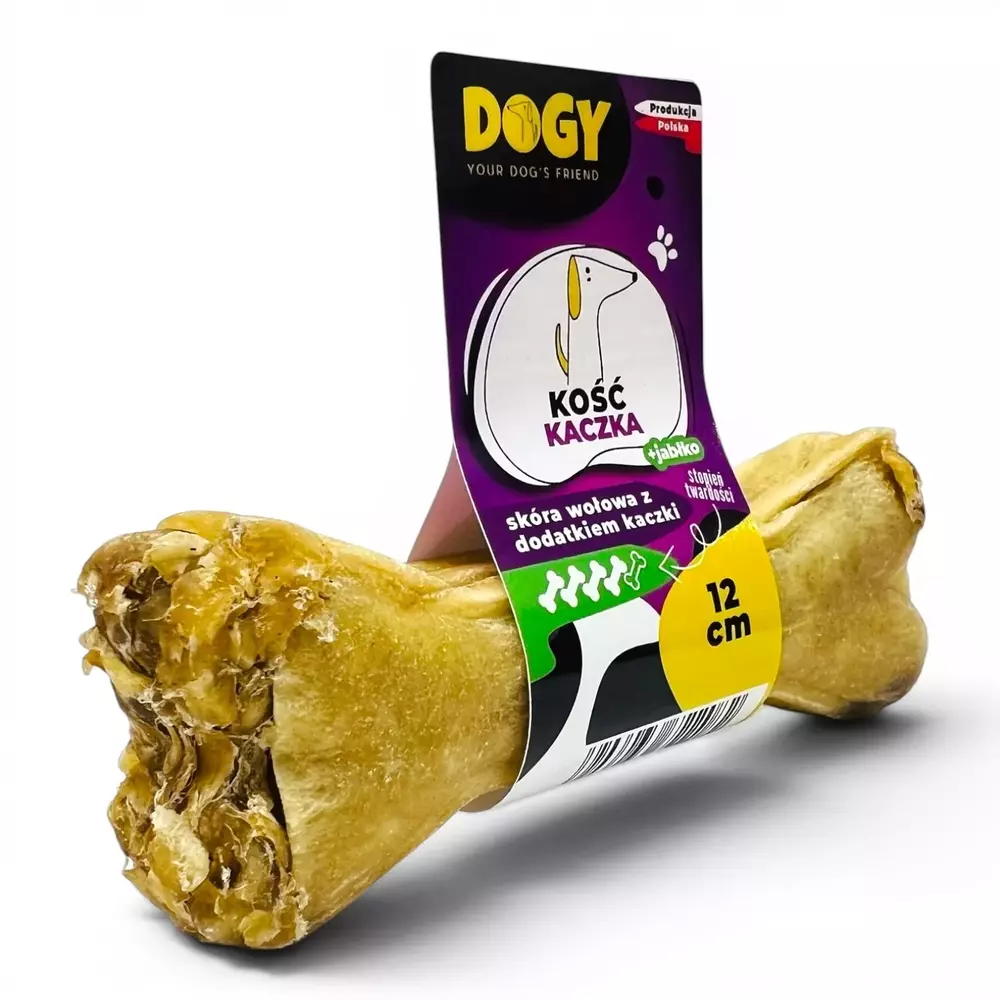 DOGY - Kość z kaczką i jabłkiem 12cm 1szt 1