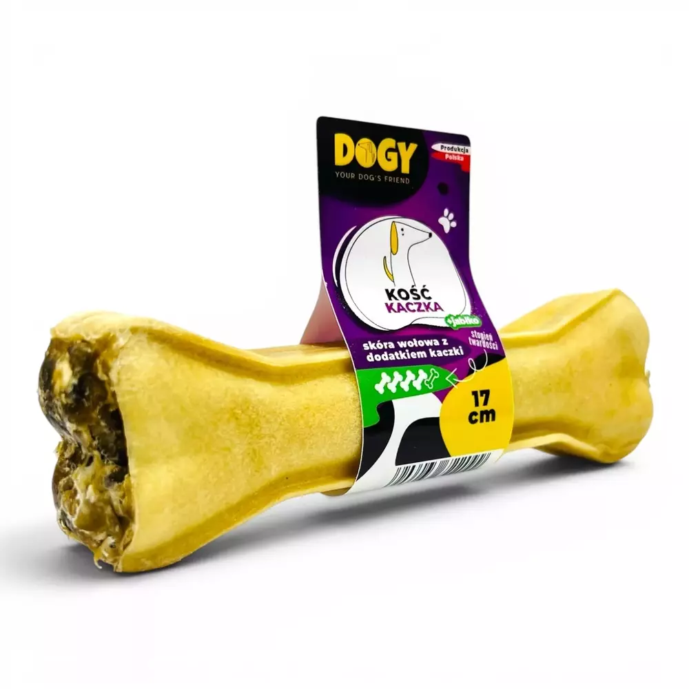 DOGY - Kość z kaczką i jabłkiem 17cm 1szt 1