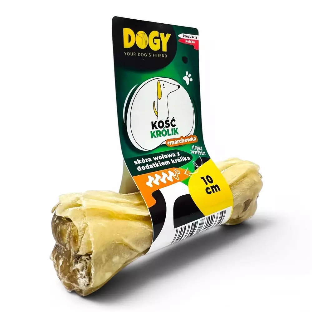 DOGY - Kość z królikiem i marchewką 10cm 1szt 1