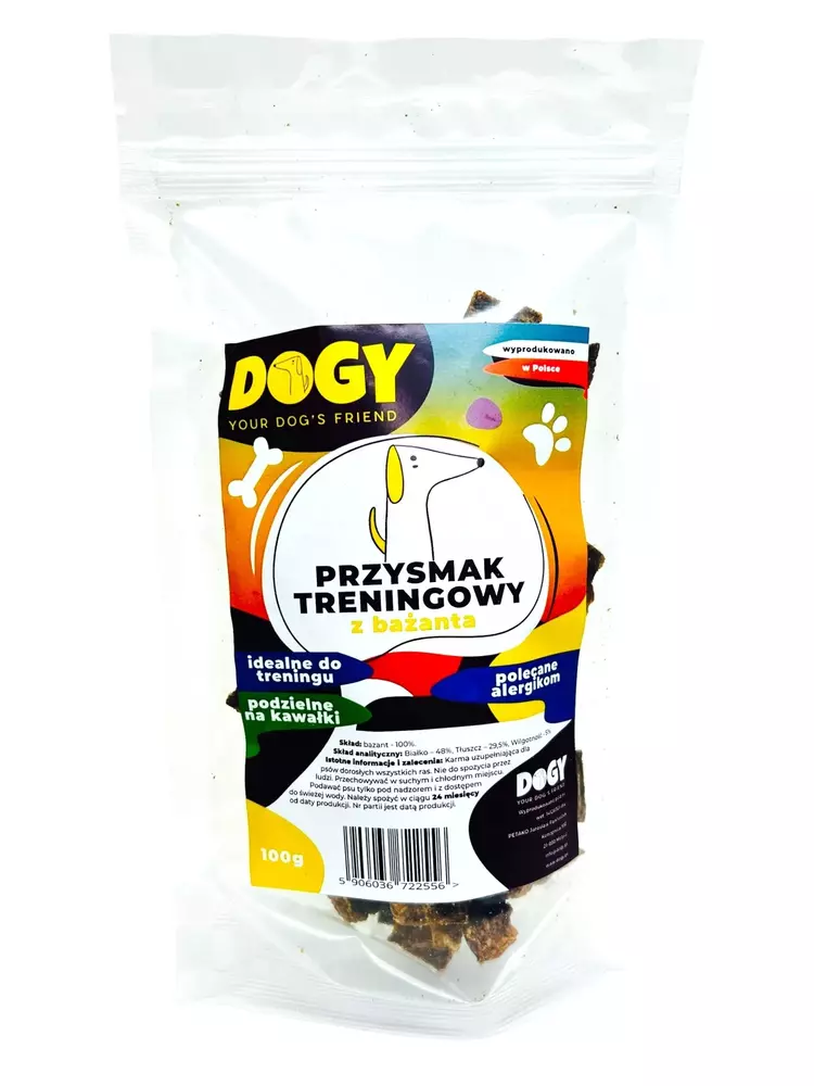 DOGY - Przysmak Treningowy z Bażanta 100g 1