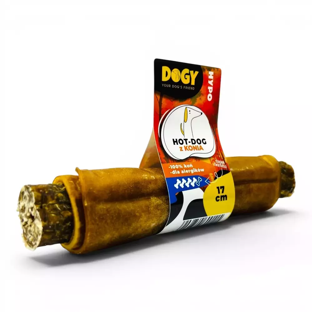 DOGY HYPO - Hot-Dog z Koniny 17cm 1szt 1