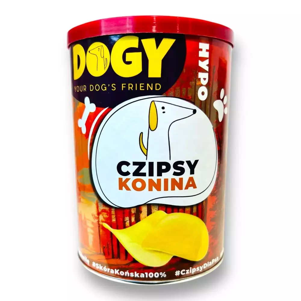 DOGY HYPO - Czipsy z Koniny 75g 1