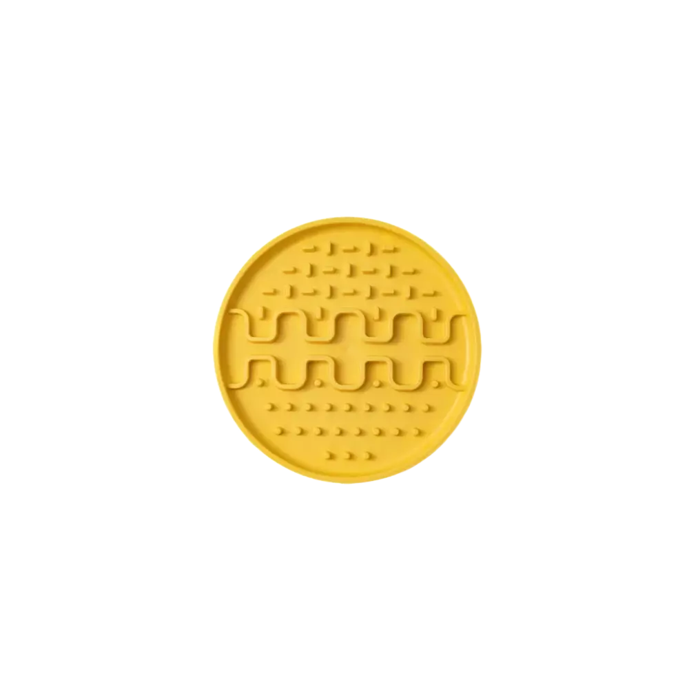 Fiboo - mata lollipop mini - spowalnia jedzenie i relaksuje - ŻÓŁTY 1