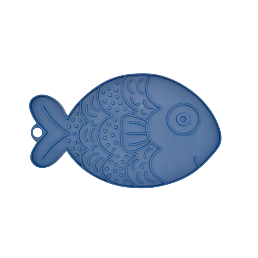 Fiboo - fishka - antypoślizgowa mata do lizania - GRANATOWY 1