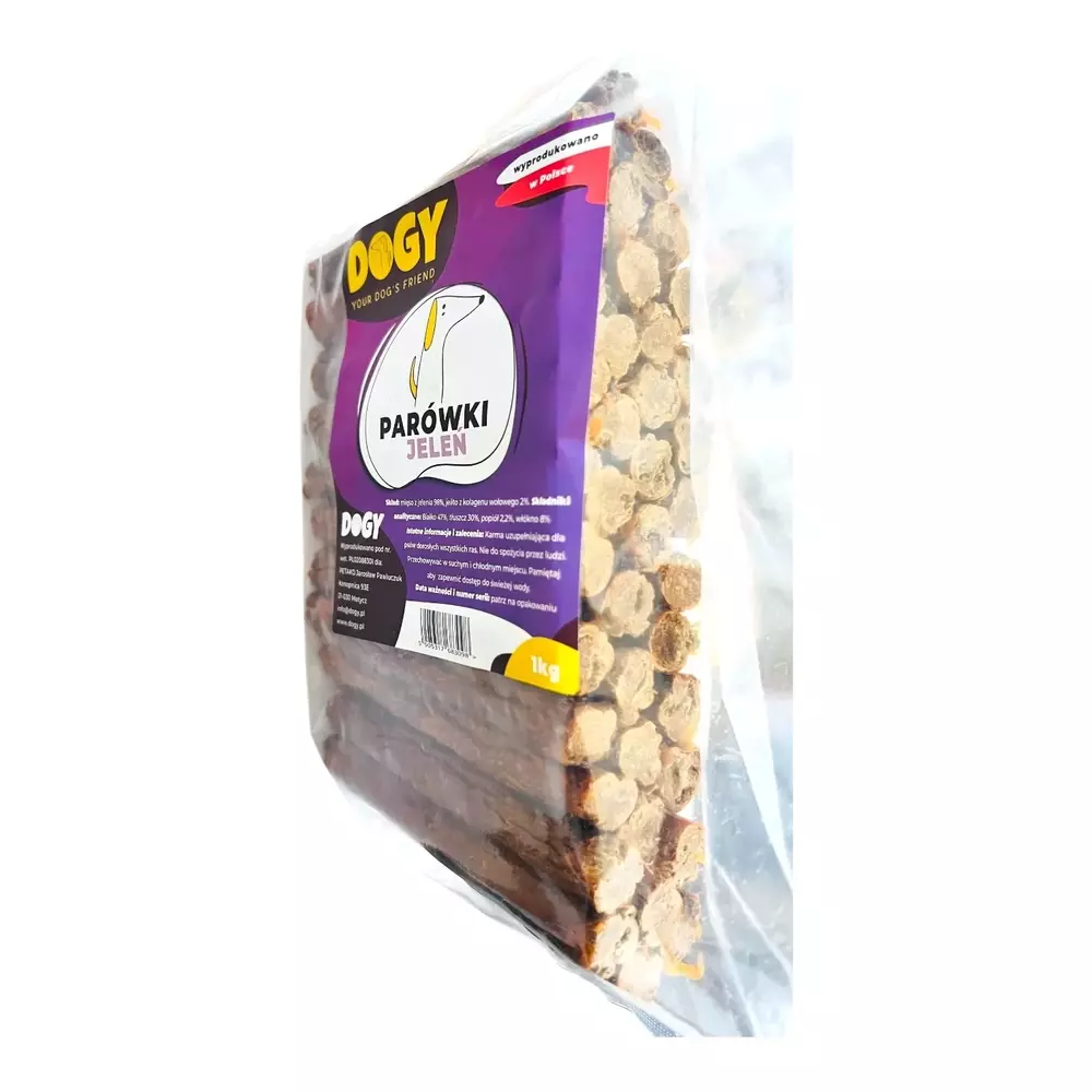 DOGY - Parówki z jelenia 1kg 1